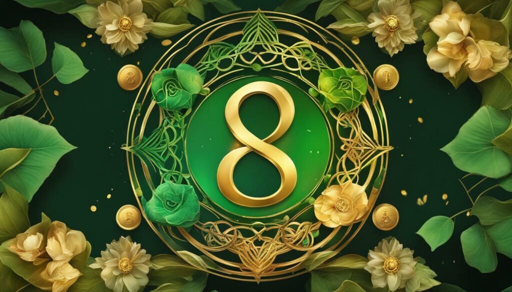 número 8 de la abundancia y el equilibrio