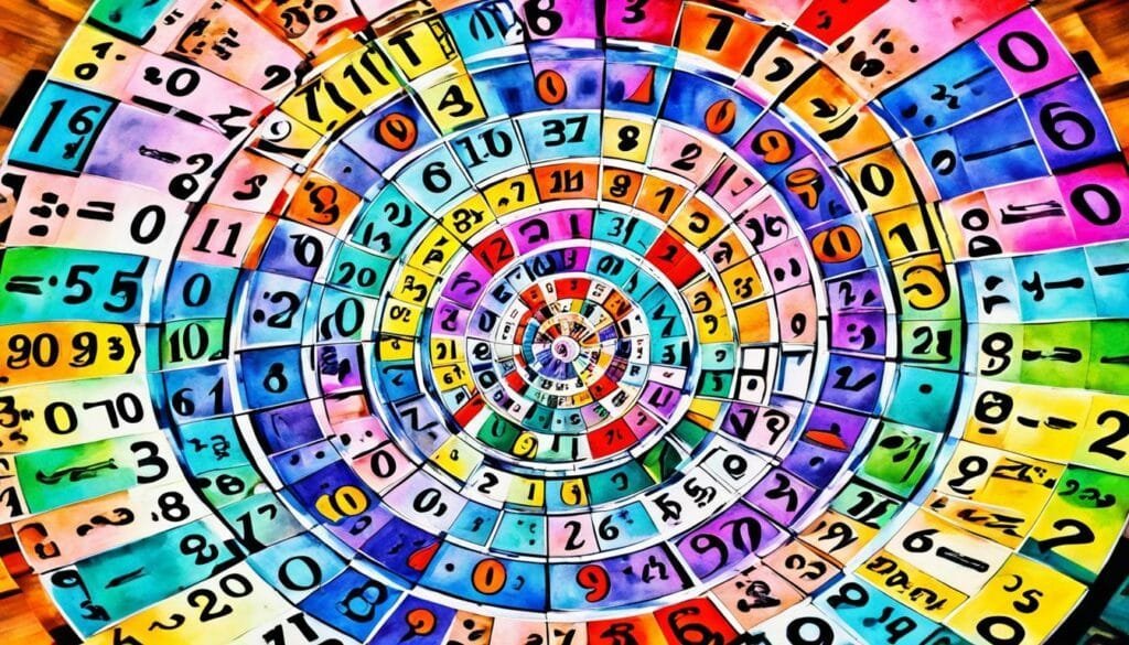 Tabla de números para numerología