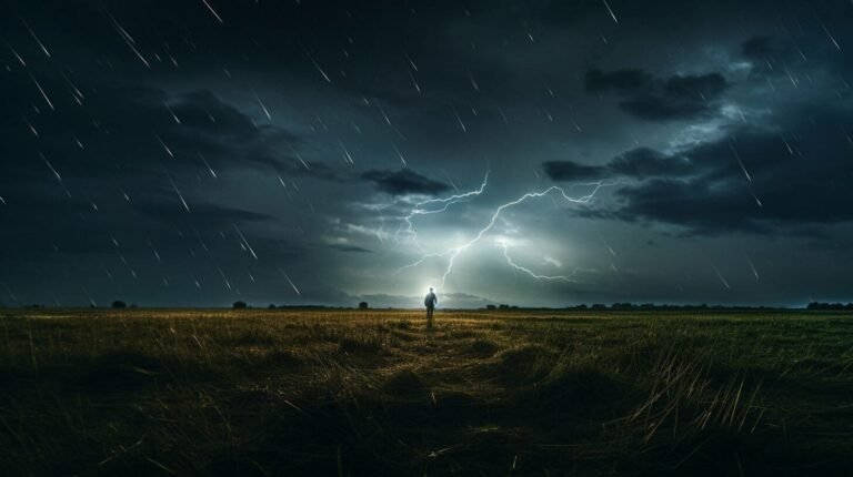Ilustración: Soñar con Lluvia, Tormentas o Sol
